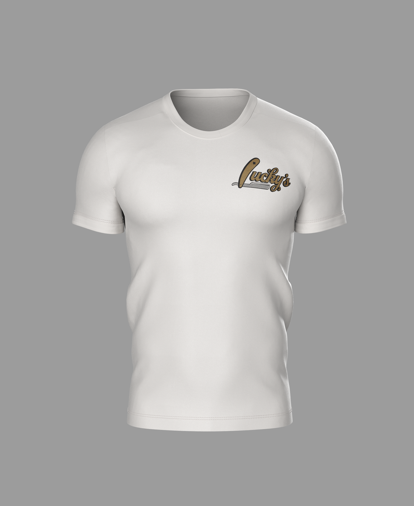 Lucky's Classic Logo Tee | Gold