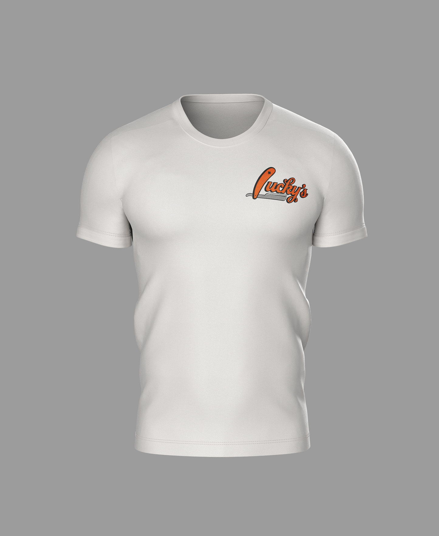 Lucky's Classic Logo Tee | Orange