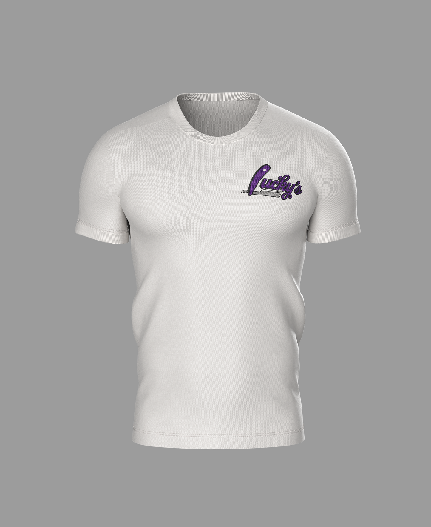 Lucky's Classic Logo Tee | Purple
