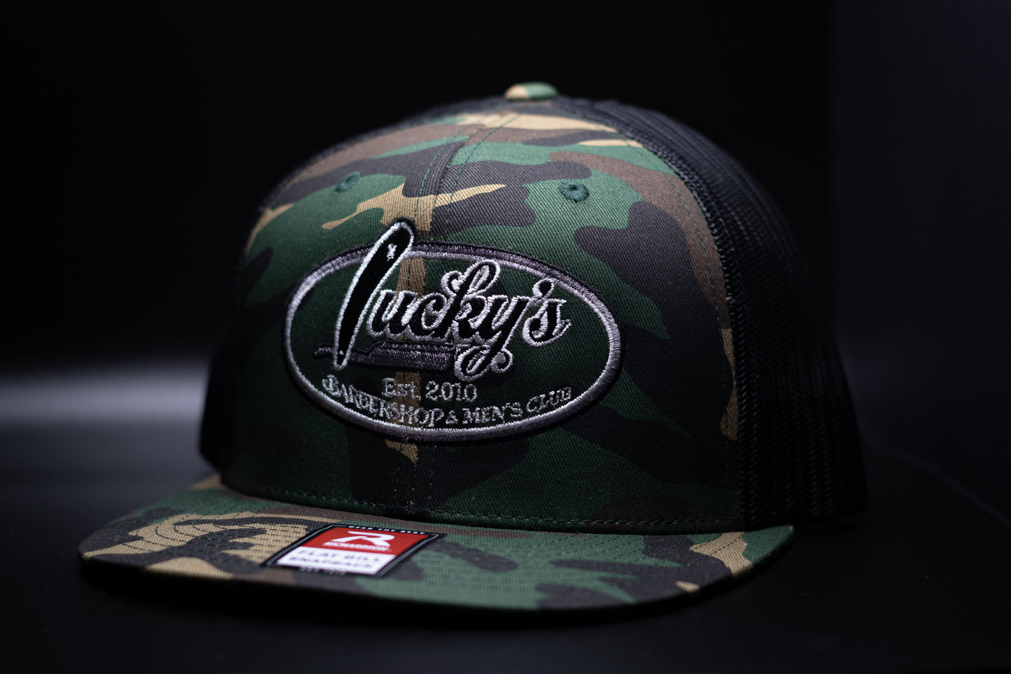 Lucky's Classic Logo Hat | Woodland Camo