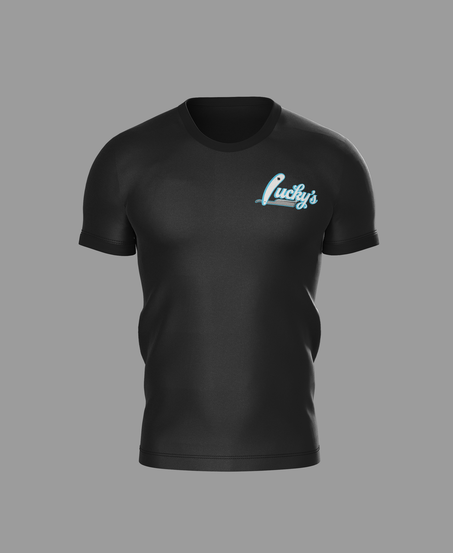 Lucky's Classic Logo Tee | Light Blue