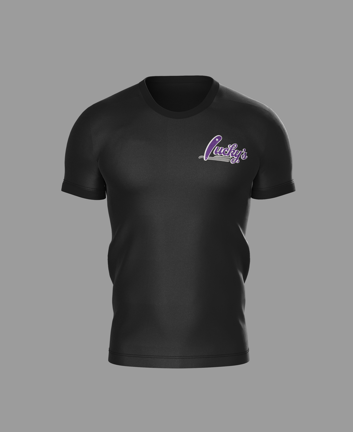 Lucky's Classic Logo Tee | Purple