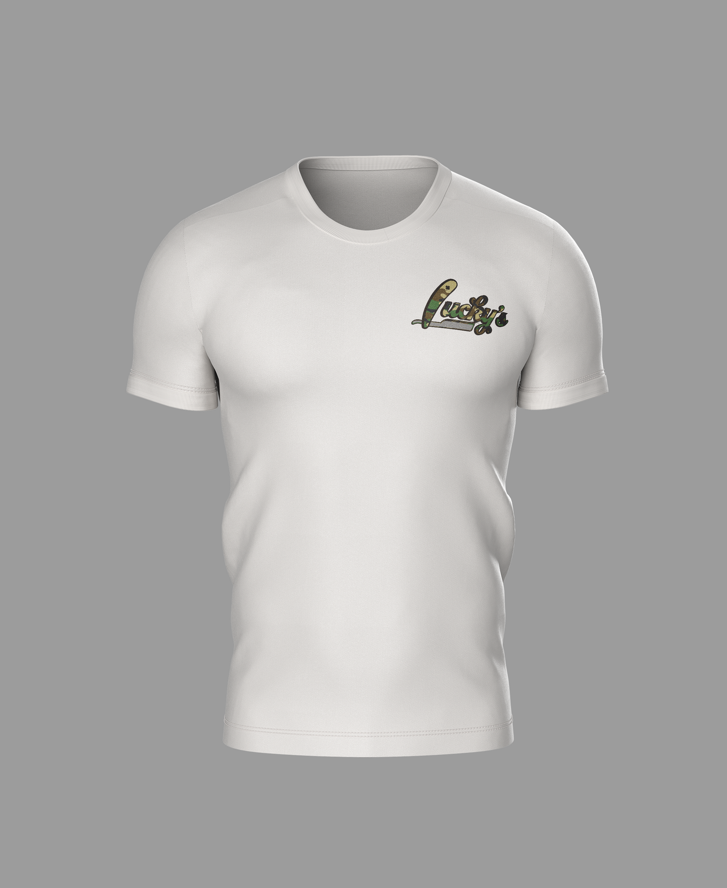 Lucky's Classic Logo Tee | Woodland Camo