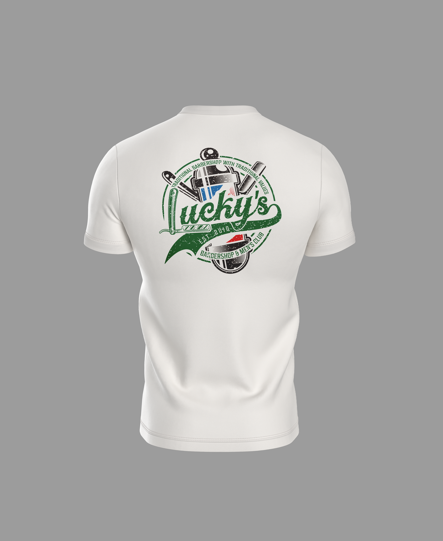 Lucky's Shop Tee | White