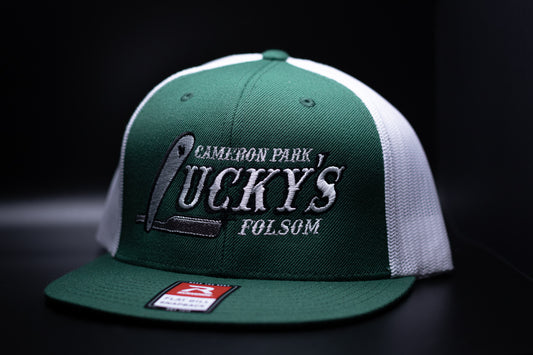 Lucky's Classic Logo Hat | Green and White