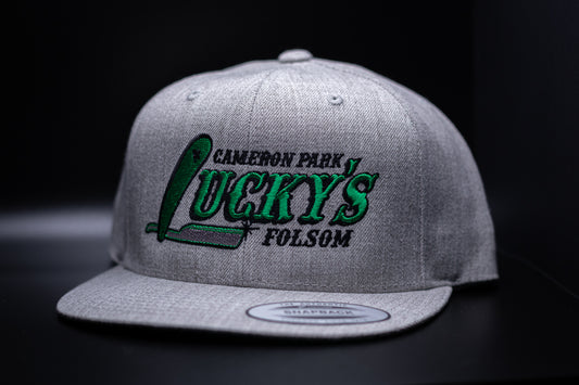 Lucky's Classic Logo Hat | Kelly Green on Heather